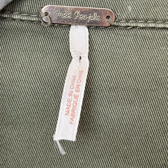 Free People Ruffle Hem Military Jacket - Picture 5 of 8